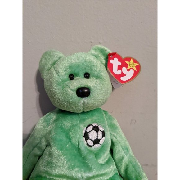 beanie Baby rare Kicks.  ERRORS!  No Ins. Stamp, Tush Tag 1999, Ear Tag 1998 - Picture 2 of 10